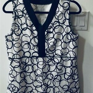 lululemon athletica Black and White Patterned Top
